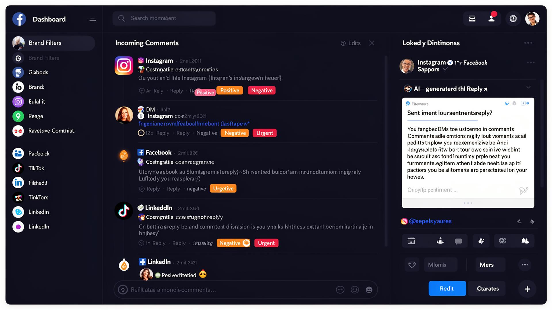Unified social inbox